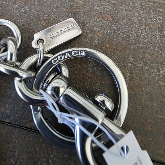 Coach Heart Shaped Coin Pouch Bag Charm With Cherries- NWT - Picture 6 of 11